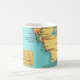 De Café Caneca Vintage da Costa do Golfo da Flórida