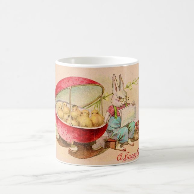 De Café Caneca Vintage Feliz Páscoa (Centro)