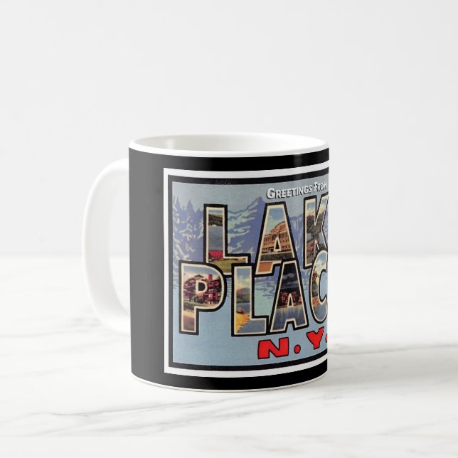 De Café Caneca Vintage Lake Placid NY (Frente Esquerda)