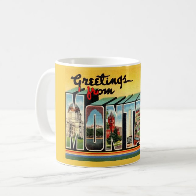 De Café Caneca Vintage Montana (Frente Esquerda)