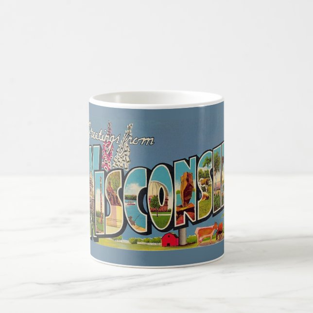 De Café Caneca Vintage Wisconsin (Centro)