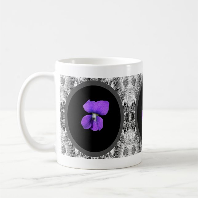 De Café Caneca violeta roxa (Esquerda)