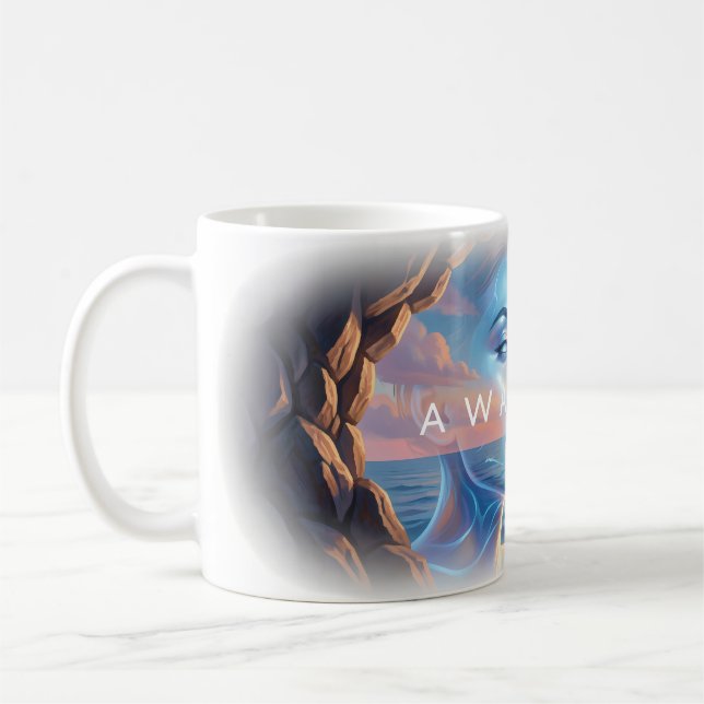 De Café Caneca Visão Desperta ao Pôr do Sol (Esquerda)