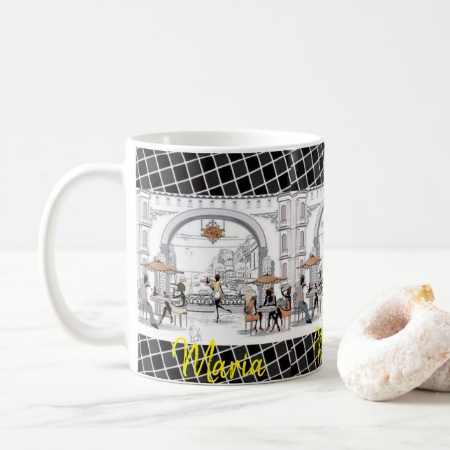 De Café Caneca Vitoriana (Com Donut)