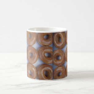 De Café Caneca vitrificada das rosquinhas