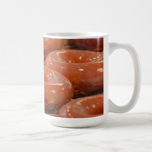 De Café caneca vitrificada das rosquinhas (Direita)