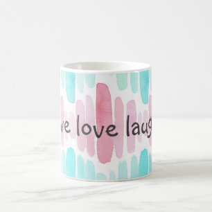De Café Caneca viva da aguarela do riso do amor