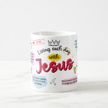 Caneca Vivendo Cada Dia com Jesus