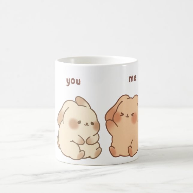 De Café Caneca Você & Eu Coelhinho Fofo (Centro)