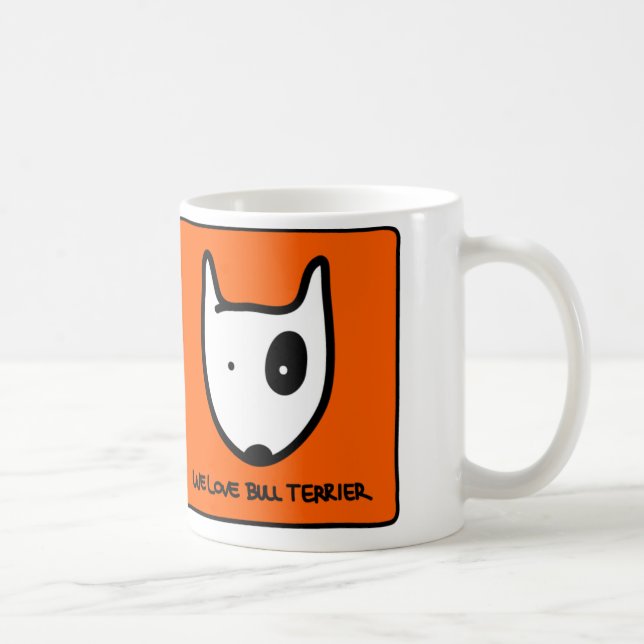 De Café Caneca We Love Bull Terrier (Direita)