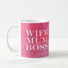 Caneca Wife Mum Boss