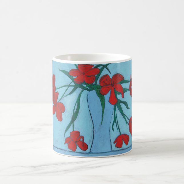 De Café Caneca Wilting das tulipas (Centro)