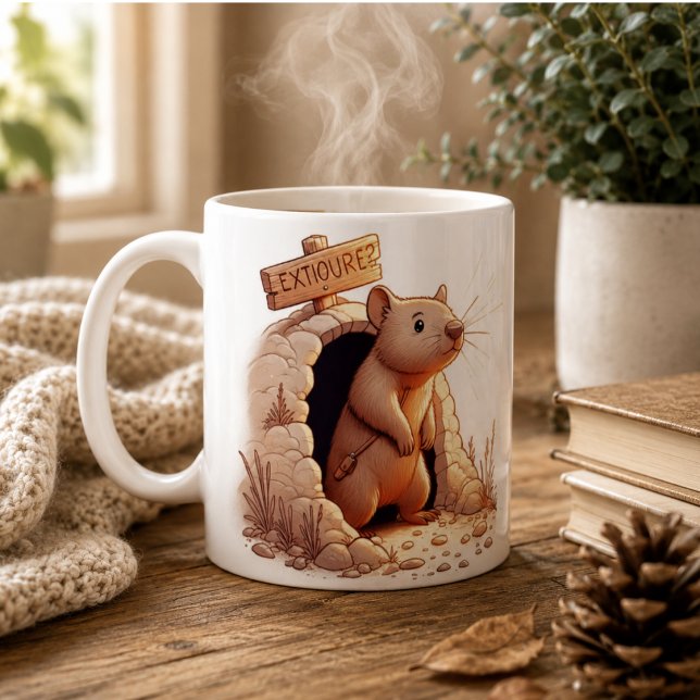 De Café Caneca Wombat Wonderland (Wombat Wonderland Mug” Coffee Mug)