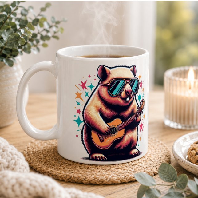 De Café Caneca Wombat Wonderland (Wombat Wonderland Mug” Coffee Mug)