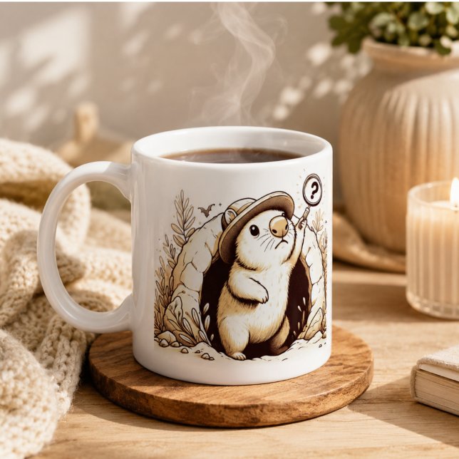 De Café Caneca Wombat Wonderland (Wombat Wonderland Mug” Coffee Mug)
