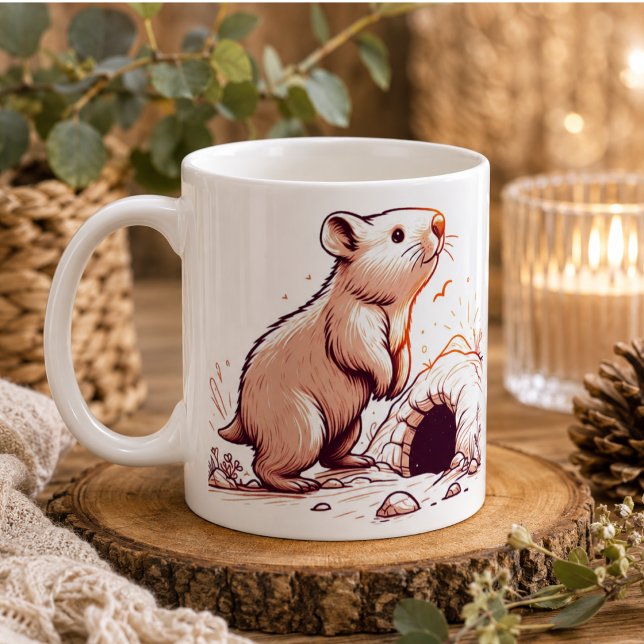 De Café Caneca Wombat Wonderland (Wombat Wonderland Mug” Coffee Mug)