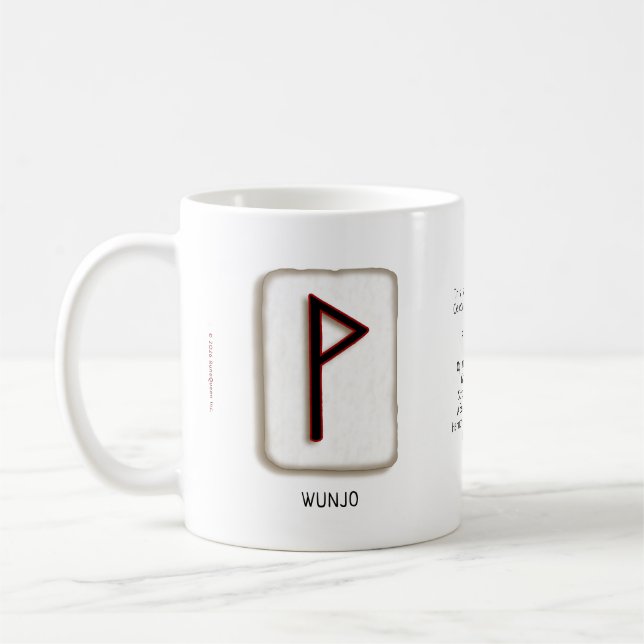 De Café Caneca Wunjo RuneStone 325 ml (Esquerda)