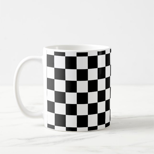 De Café Caneca Xadrez (Esquerda)