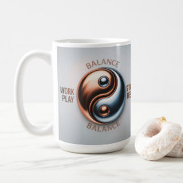 De Café Caneca Yin Yang Equilíbrio Trabalho Lazer Estudo D
