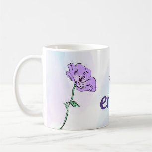 De Café Caneca You Are Enough Design Minimalista Roxo