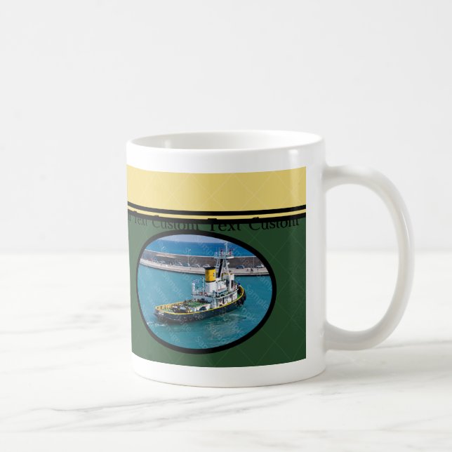 De Café Capitão feito sob encomenda Caneca do barco do (Direita)