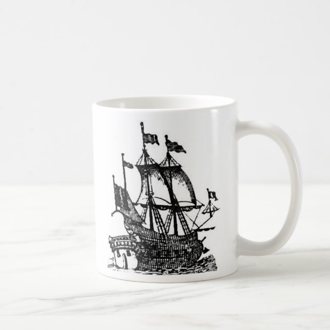 De Café Capitão Sangue Pirata Caneca (Direita)