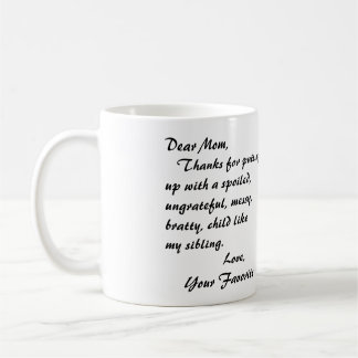 De Café Cara caneca da mamã!!