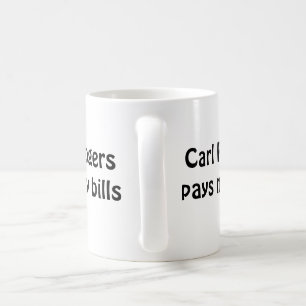 De Café Carl Rogers paga minha caneca das contas