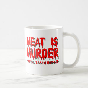 De Café Carne é Assassinato Caneca Divertida Humor