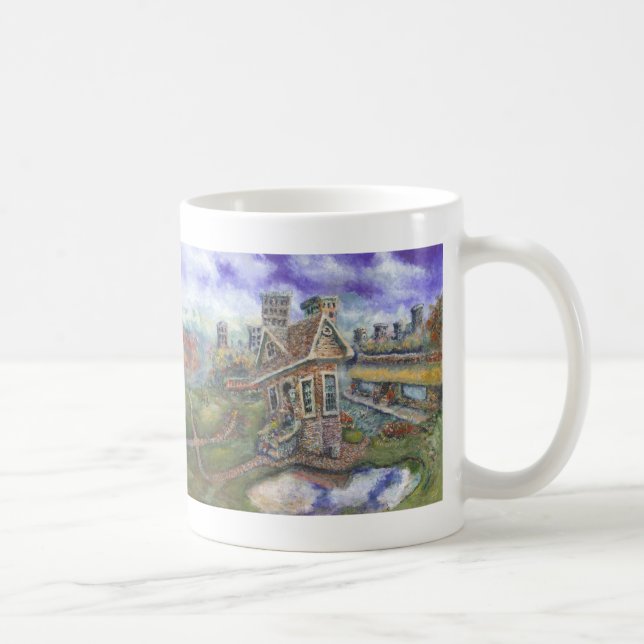 De Café Casa magro - caneca (Direita)