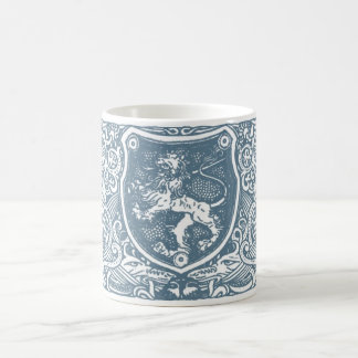 De Café Cavaleiros & caneca desenfreado do leão