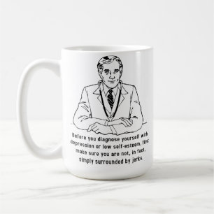 De Café Cercado por Imbecis Caneca Divertida
