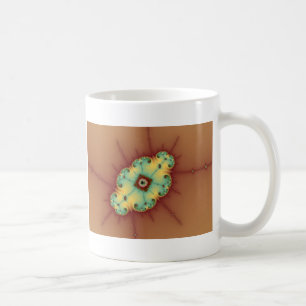 De Café Cérebro Quadrado - Caneca Fractal
