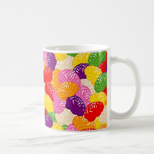 De Café Cérebros da geléia que Brainstorming a caneca (Direita)