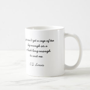 De Café CHÁ caneca LONGA GRANDE/LIVRO