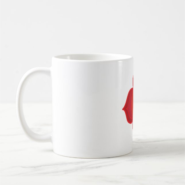 De Café Chakra Muladhara Caneca Clássica (Esquerda)