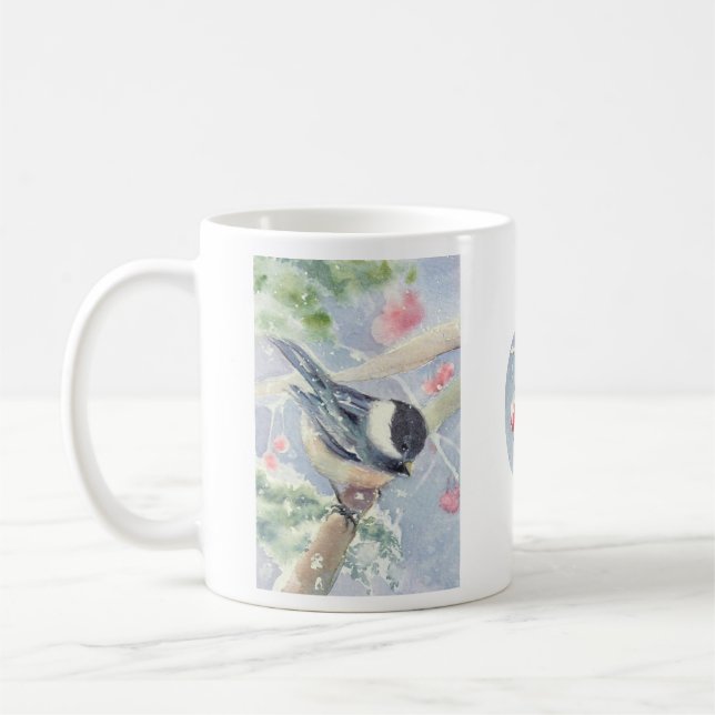 De Café Chickadee e caneca das bagas (Esquerda)