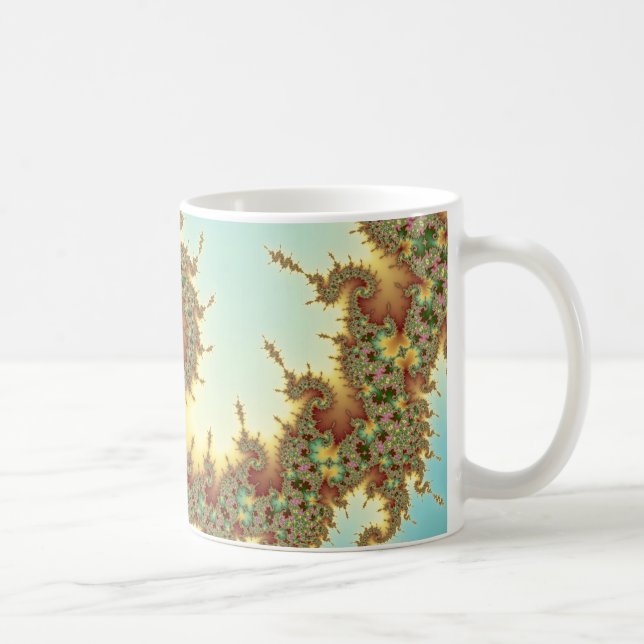 De Café Chinês - caneca do Fractal (Direita)