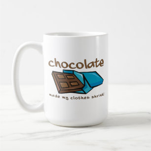 De Café Chocolate Fez As Minhas Roupas Encolher Uma Caneca