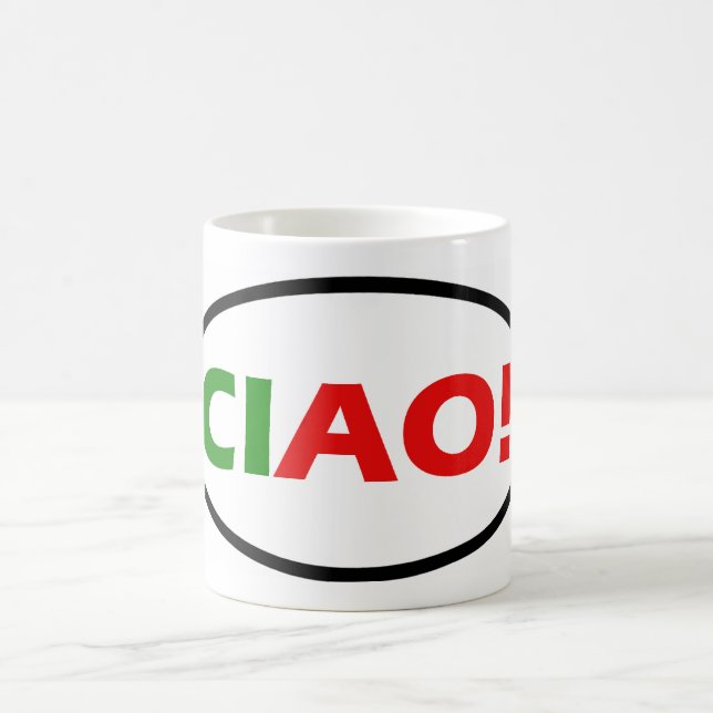 De Café Ciao oval! Caneca (Centro)
