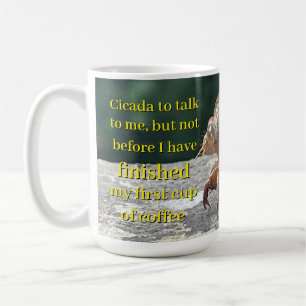De Café Cicada 15oz. Caneca
