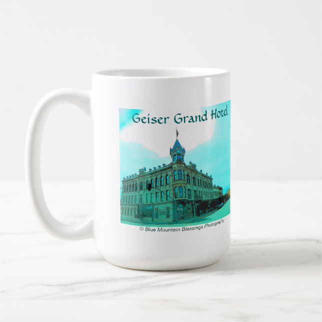 De Café Cidade da rainha da caneca do presente da foto das (Esquerda)