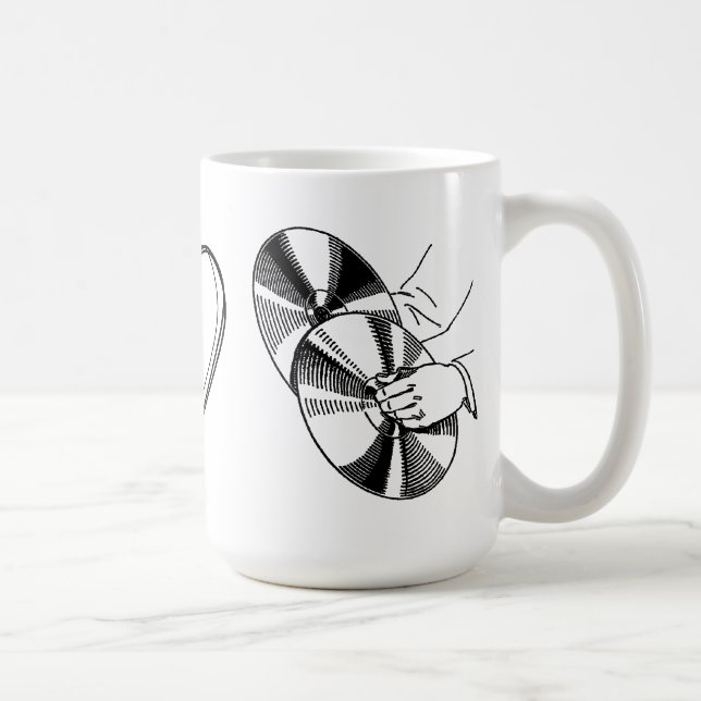 De Café Cílios Coração Pratos Eu Amo Símbolos Caneca Diver (Direita)