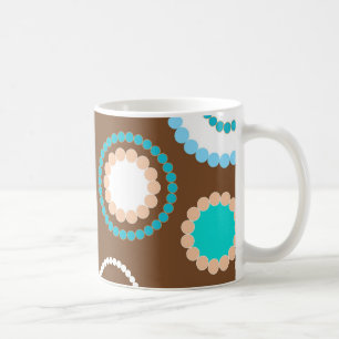 De Café Círculos Funky - caneca