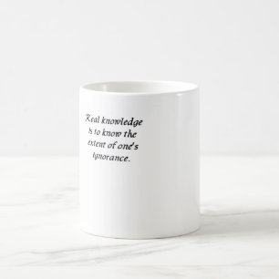 De Café Citação confusa 13 - caneca do conhecimento