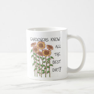 De Café Citações sobre a jardinagem - caneca