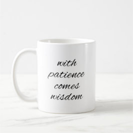 De Café Com paciência caneca