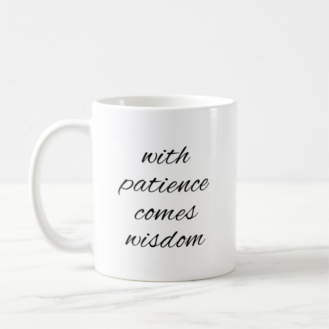 De Café Com paciência caneca (Esquerda)