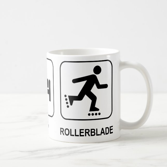 De Café Coma a caneca do Rollerblade do sono (Direita)