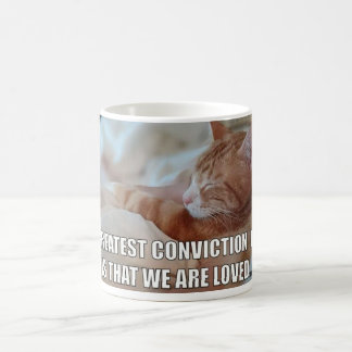 De Café Comemore o AMOR - a grande convicção é caneca do